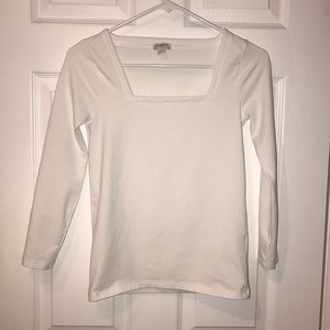Jcrew square neck top